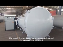 Houtdrogingsproces Hoogfrequente Hf Houtvacuümdrogmachine