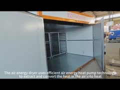Voedselgeur droger droogmachine met warme lucht en aanpasbare warmtebron