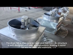 Professionele houtdroging oven ventilator voor grote houtcapaciteit en snel drogen