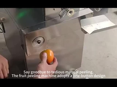 Professionele duurzame spiraale pindakaaspelmachine voor het schillen van groenten en fruit