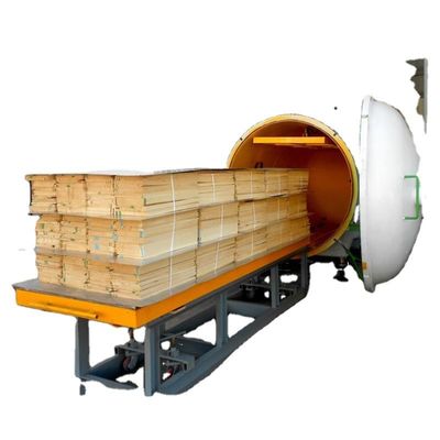 Hoogfrequente droogmachine voor hout met 8 kubieke meter