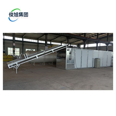 Eenvoudige werking Mesh Belt Dryer voor snel drogen van polyesterproducten