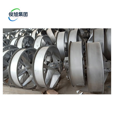 DC elektrisch stroomtype Junxu aangepaste aluminium legering bladen propeller gegoten aluminium ventilator blade