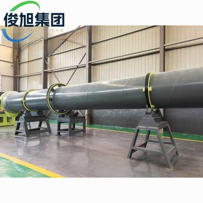 Industriële droger met draaidrum voor mineralen en biomassa 1-10 ton/uur